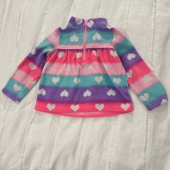 The Children's Place - Tie Dyed 1/4 zip pullover fleece jacket. Size 2T - Picture 1 of 3